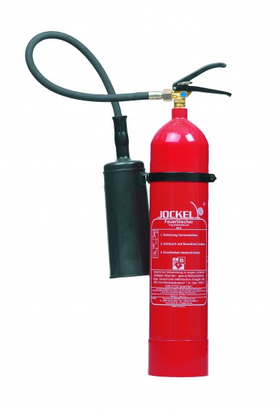 Jockel CO2 - Feuerlöscher K5J mit Wandhalter