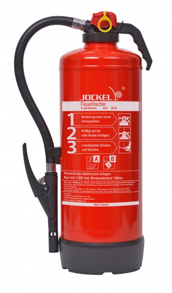 Jockel 9 Liter Schaum Auflade-Feuerlöscher S9JX Bio 43