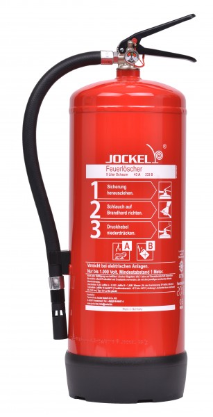 Jockel 9 Liter Dauerdruck - Schaum Feuerlöscher S9LJM 43 BIO